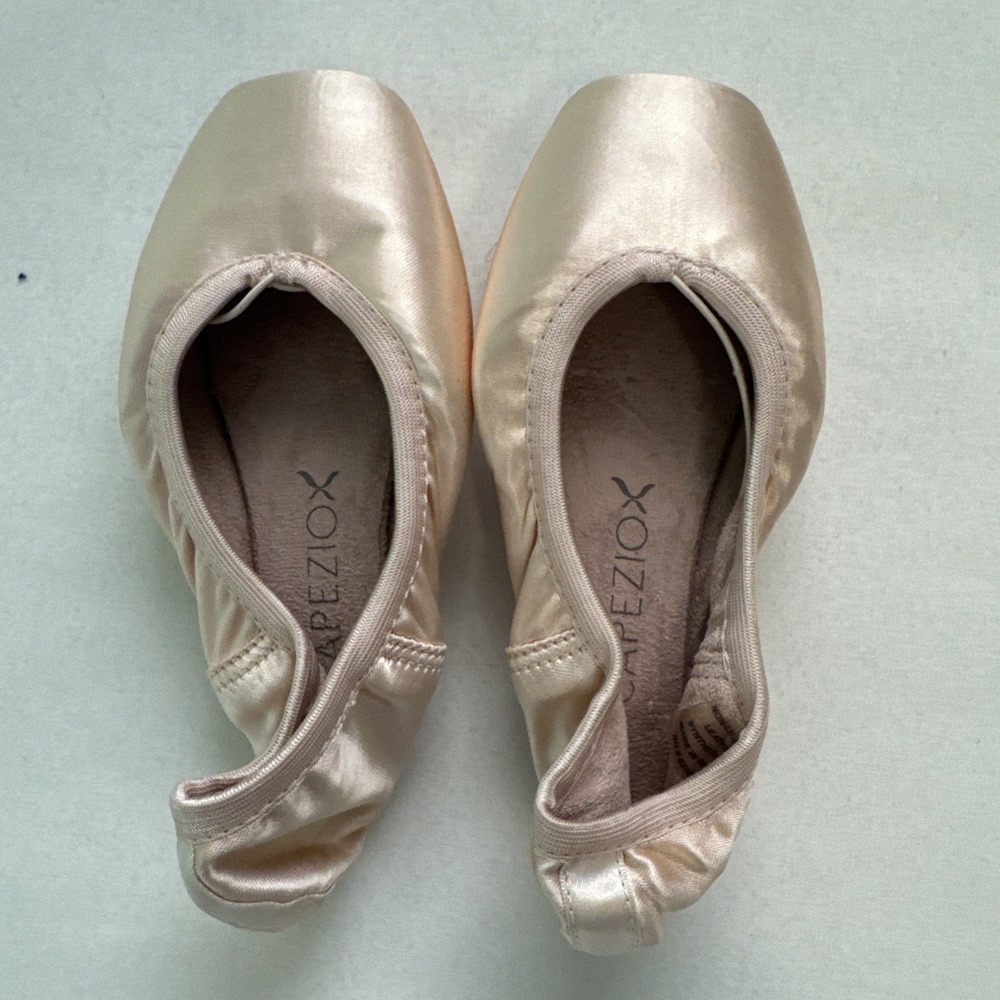 Capezio Donatella 1138W Ballet Pointe Shoes Petal Pink Satin Size 5M #2 Shank